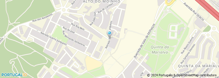 Mapa de Centro Cultural e Recreativo do Alto do Moinho