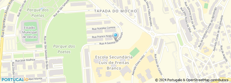 Mapa de Centro de Copias da Linha, Lda