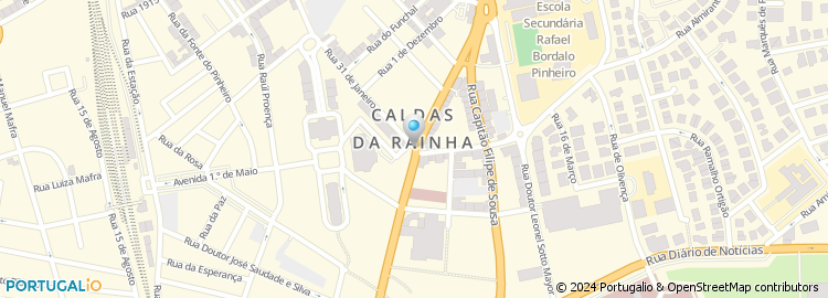 Mapa de Centro de Estectica Caldas, Lda