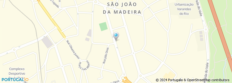 Mapa de Centro de Reabilitação Física de Ovar