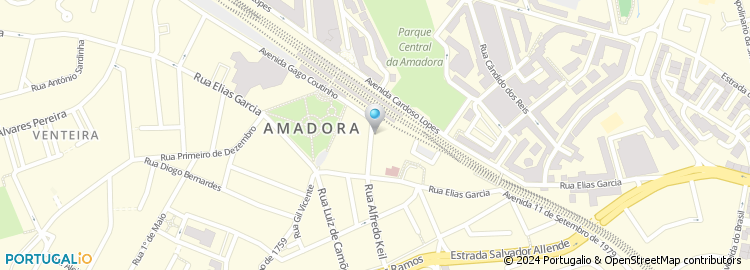Mapa de Charcutaria Central da Amadora, Lda