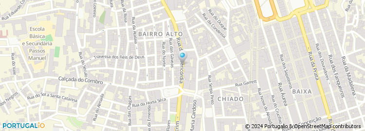 Mapa de Chiado Residence