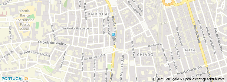 Mapa de Chiado Restaurant Concept, Lda