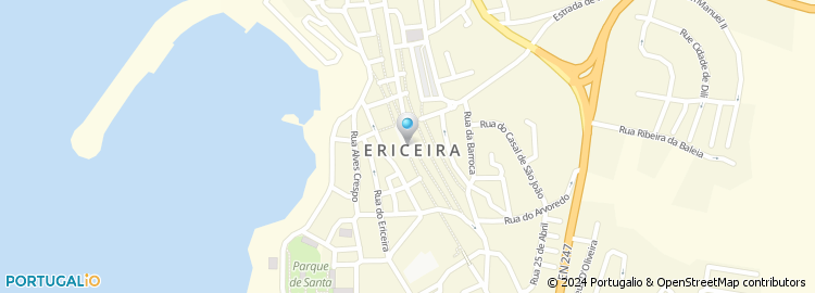 Mapa de Cine Estudio de Ericeira