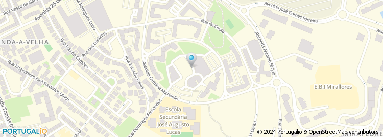 Mapa de Clean Services Limited - Sucursal Em Portugal