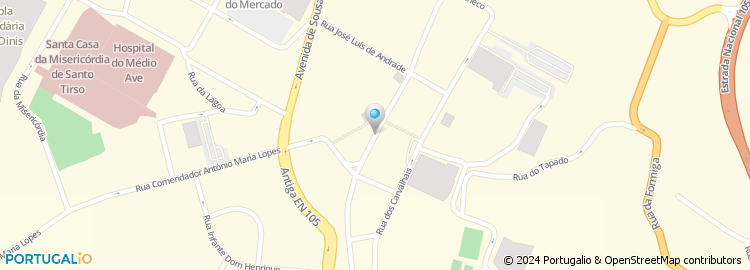 Mapa de Clinica Central Santo Tirso