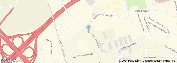 Mapa de Clinica Professor Pinto de Sousa, Lda