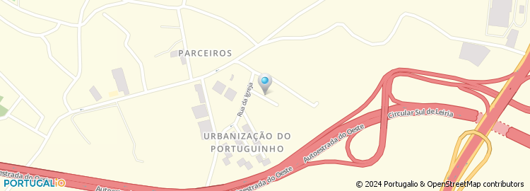 Mapa de Clinica Veterinaria dos Parceiros