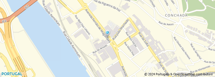 Mapa de Apartado 133, Coimbra