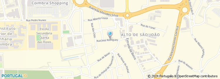 Mapa de Rua José Rodrigues