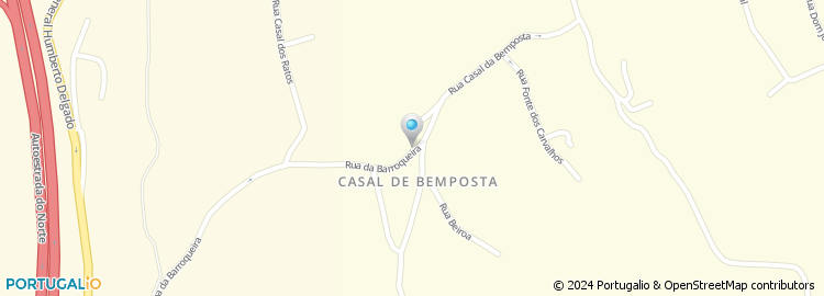 Mapa de Travessa do Casal da Bemposta