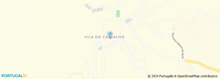 Mapa de Rua Amoreira (vila Carvalho)