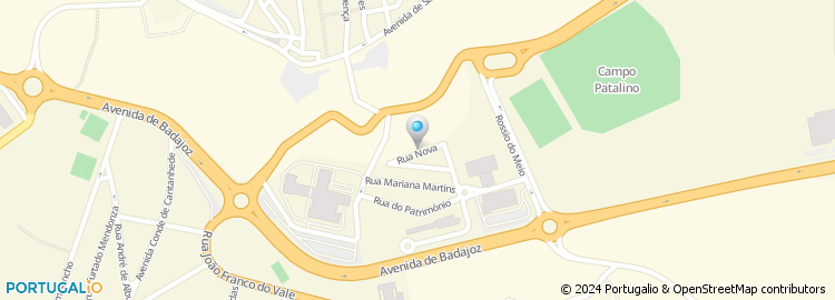 Mapa de Rua Nova de São Vicente