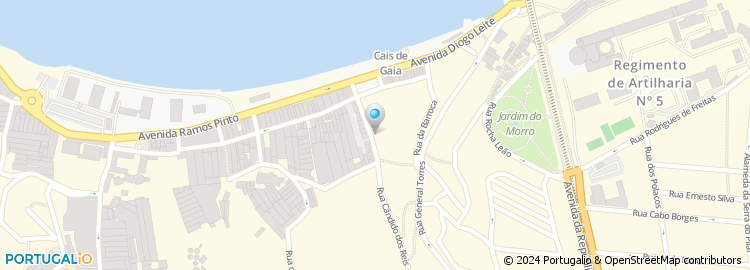 Mapa de Encontro Ribeirinho - Hotelaria,  Unipessoal Lda