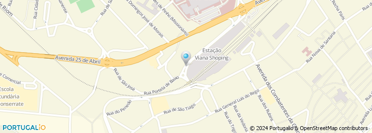 Mapa de Ensitel, Estação Viana Shopping