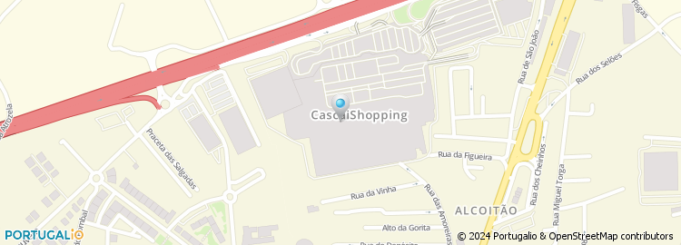 Mapa de Enterschool e Thinkprint, CascaiShopping