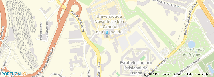 Mapa de Escola Basica do 1.º Ciclo nº 80 de Lisboa