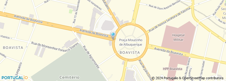 Mapa de Escola de Condução Boavista