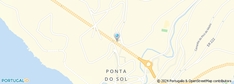 Mapa de Estalagem da Ponta do Sol - Quinta Rochinha