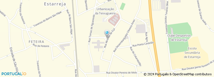Mapa de Rua Almeida Eça