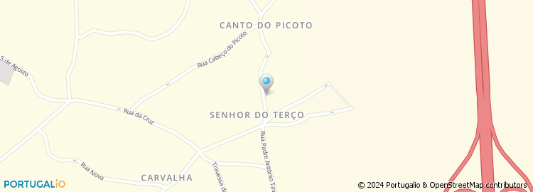 Mapa de Rua Canto Picoto