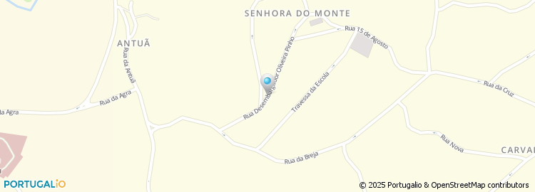 Mapa de Rua Desembargador Oliveira Pinto