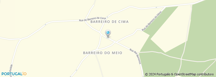 Mapa de Rua dos Barreiros