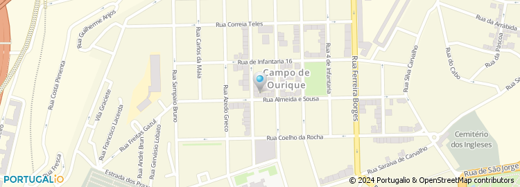 Mapa de Estofos e Decorações A Central de Ourique, Sociedade Unipessoal, Limitada