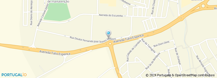Mapa de Rua Doutor Fernando José Soares Pinheiro