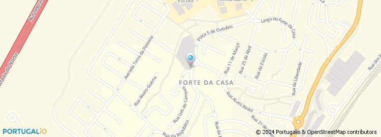 Mapa de Fab. da Igreja Paroquial Sagrado Coração de Jesus do Forte da Casa