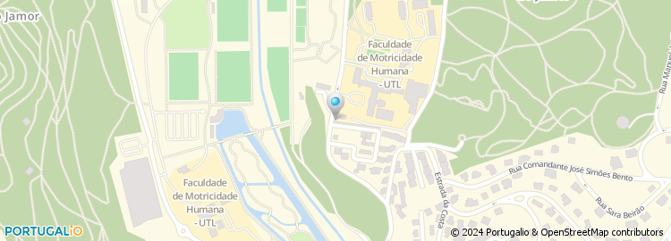 Mapa de Faculdade de Motricidade Humana