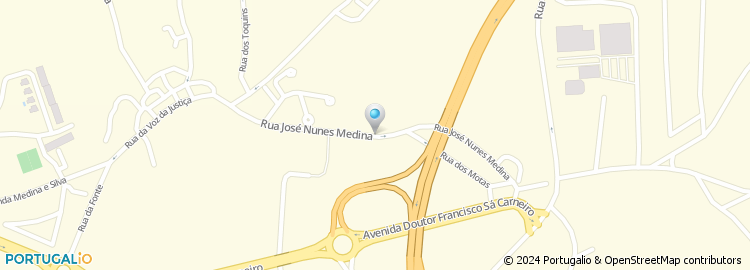 Mapa de Rua José Nunes Medina