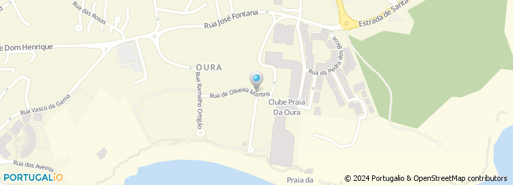 Mapa de Forte da Oura - Explorações Hoteleiras SA