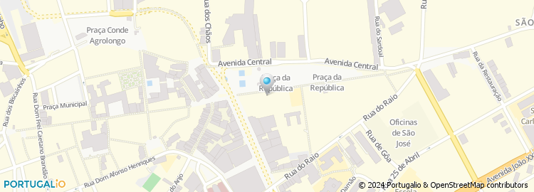 Mapa de Galeria da Universidade