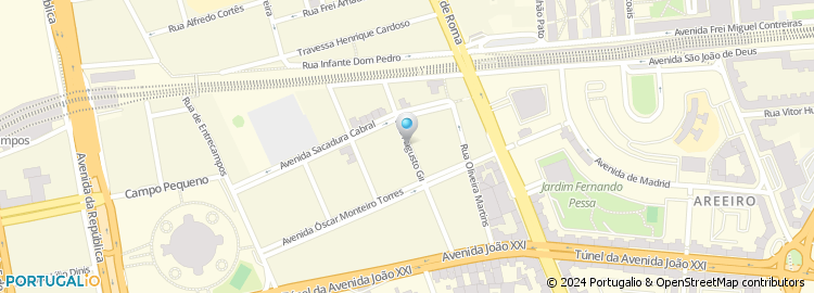 Mapa de Garagem Madrid, Lda