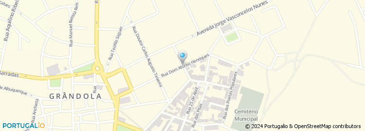 Mapa de Rua Dom Afonso Henriques