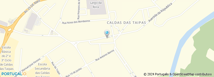 Mapa de Apartado 4002, Caldas das Taipas