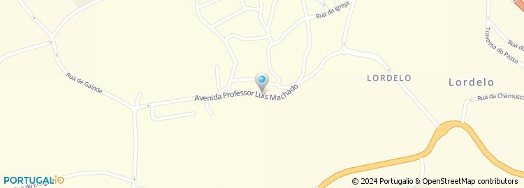 Mapa de Avenida Professor Luís Machado