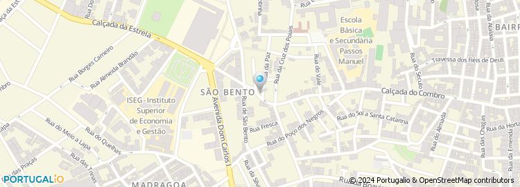 Mapa de Hotel Bairro Alto