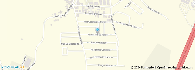 Mapa de Imobiliária de Abílio & Antonio Jose, Lda