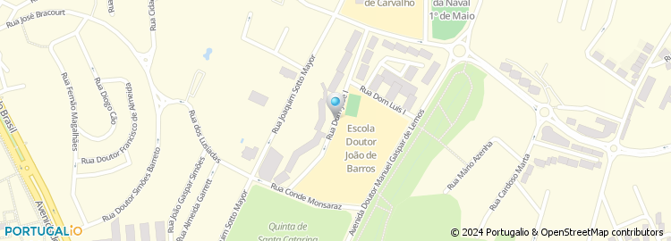 Mapa de J A Perie, Unip., Lda