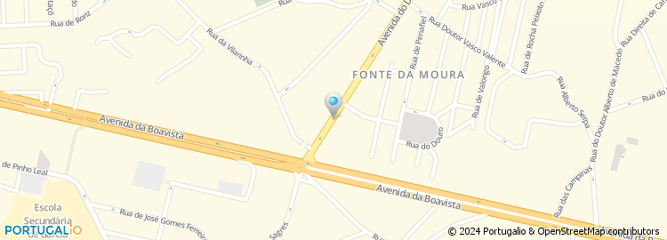 Mapa de Jose Alves Moreira, Lda