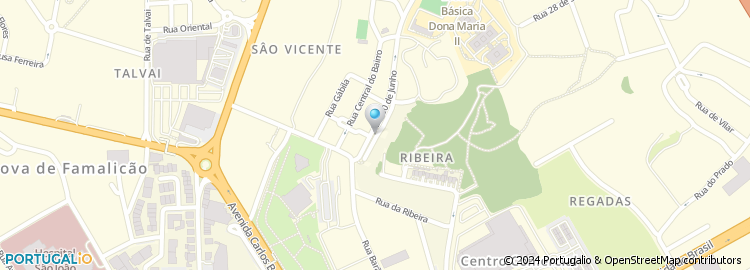 Mapa de José Oliveira Ribeiro & Filhos, Limitada