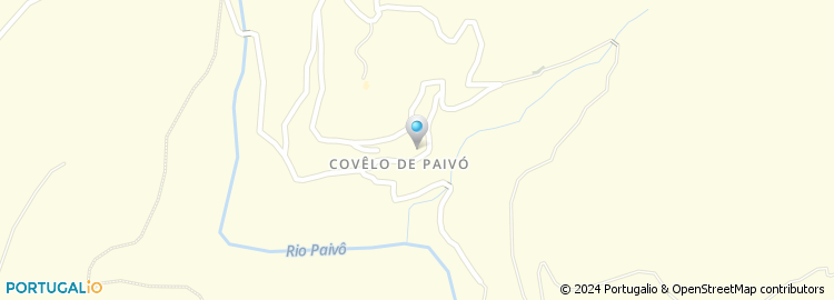 Mapa de Junta de Freguesia de Covelo de Paivó