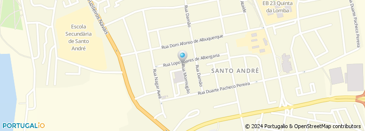 Mapa de Junta de Freguesia de Santo André