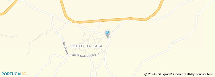 Mapa de Junta de Freguesia de Souto da Casa