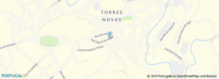 Mapa de Junta de Freguesia de Torres Novas Salvador