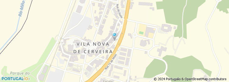 Mapa de Junta de Freguesia de Vila Nova de Cerveira