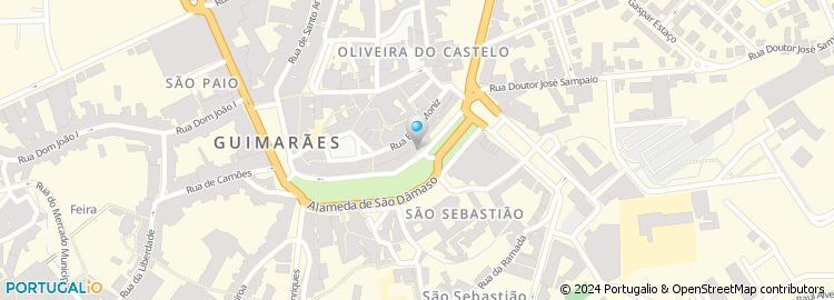 Mapa de Junta de Freguesia São Paio em Guimarães