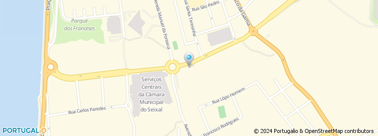 Mapa de Justino & Pereira, Lda